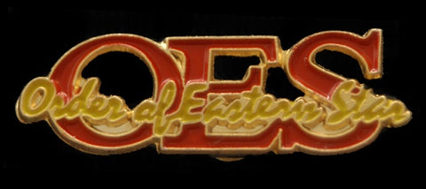 OES Signature Lapel Pin 1 Inch