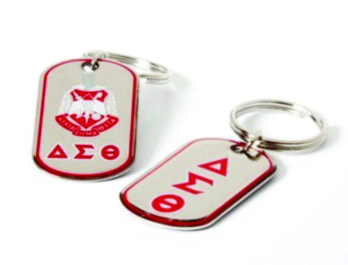 Delta Dog Tag Keyring