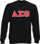 Delta Sigma Theta Greek Sorority Letter Sweatshirt