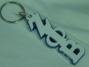 Zeta Large Letter Acrylic Keychain