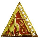 Delta Sigma Theta Greek Sorority Lapel Pin