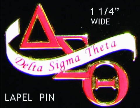 Delta Sigma Theta Greek Sorority Lapel Pin