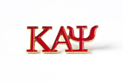 Kappa 3 Letter Color Pin