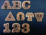 Greek Fraternity Sorority Wood Letters