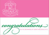 AKA Crest Congratulations Card