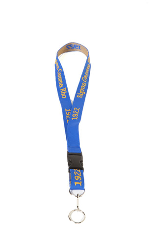 SGRho Embroidered Lanyard