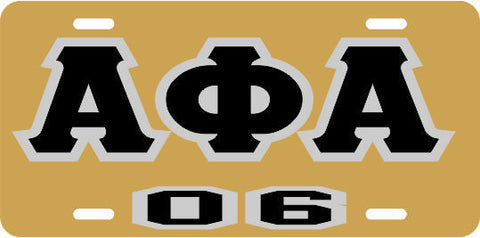 Alpha APA 06 Tag Gold/Black/Silver