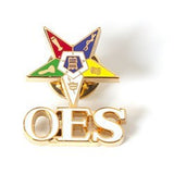 OES 3-D Shield Pin w/ Letters