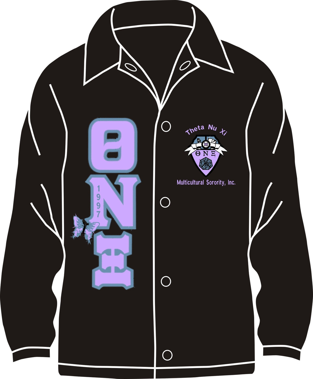 TNX Crossing Line Jacket Butterfly