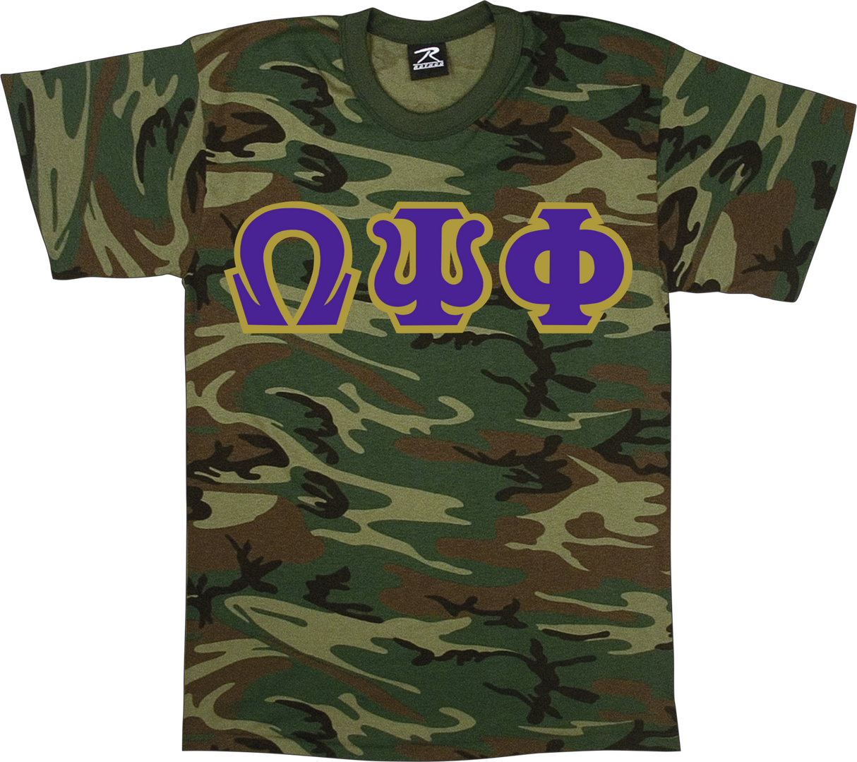 Omega Basic Camo Applique Tee