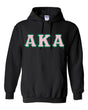 Alpha Kappa Alpha, 1908, Hooded, Sweatshirt, Embroidery, Applique, Sorority, Apparel, Greek, NPHC, AKA