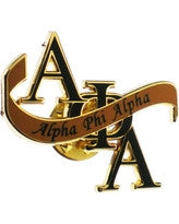 Alpha Banner Lapel Pin