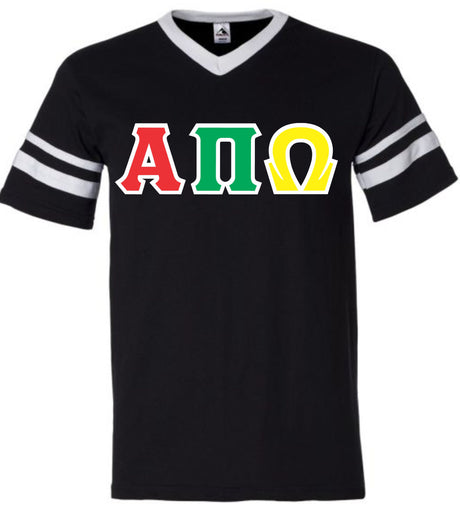 Alpha Pi Omega Greek Letter Shirt