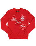 Delta Sigma Theta Greek Sorority Chenille Sweatshirt