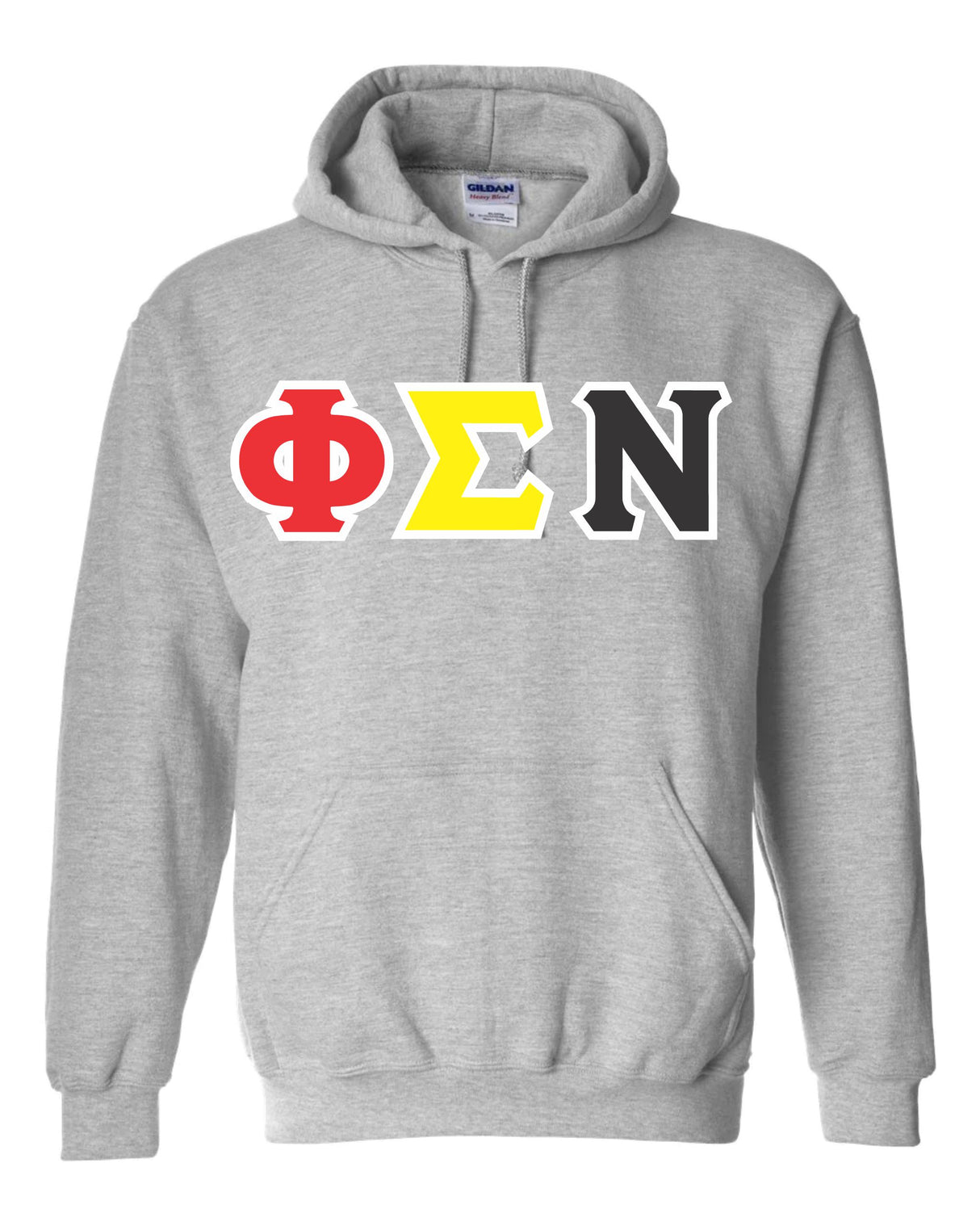 Phi Sigma Nu Basic Applique Hoodie