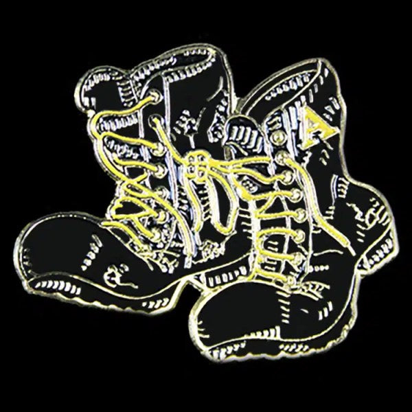 Alpha Boots Lapel Pin