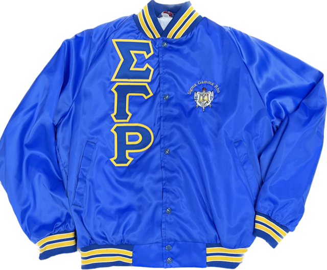 SGRho Striped Satin Jacket