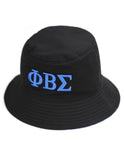 Phi Beta Sigma 1914 Bucket Hat Floppy Hat Fisherman Hat Sun Hat Outdoor Hat Blue white men summer hat Fraternity Hat