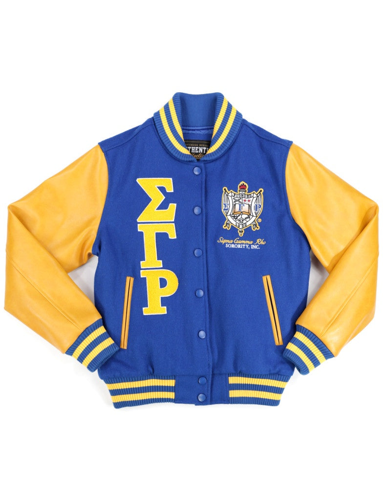 Sigma gamma rho bomber jacket deals