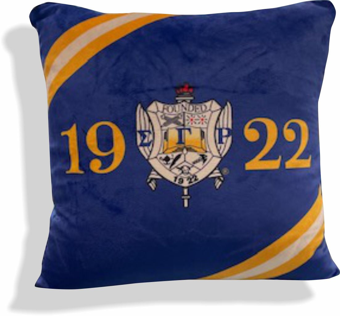 SGRho Velour Pillow / Royal (Insert Included)