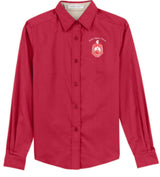 Delta Sigma Theta Greek Sorority Button Up Shirt