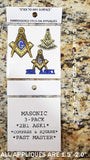Masonic Embroidered Stick-On