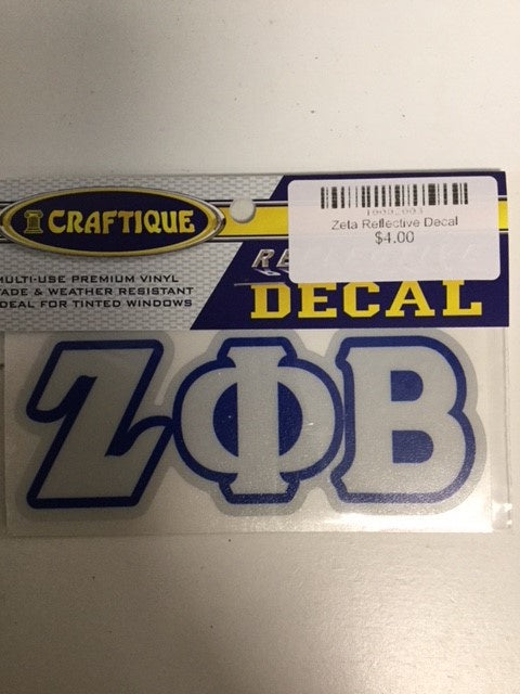 Zeta Reflective Decal