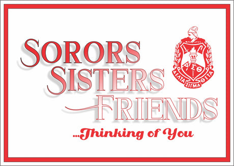 Delta Sigma Theta Greek Sorority Greeting Card