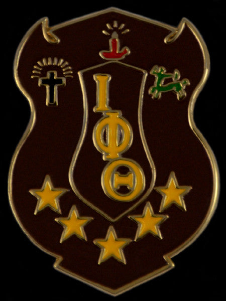 Iota Shield Lapel Pin