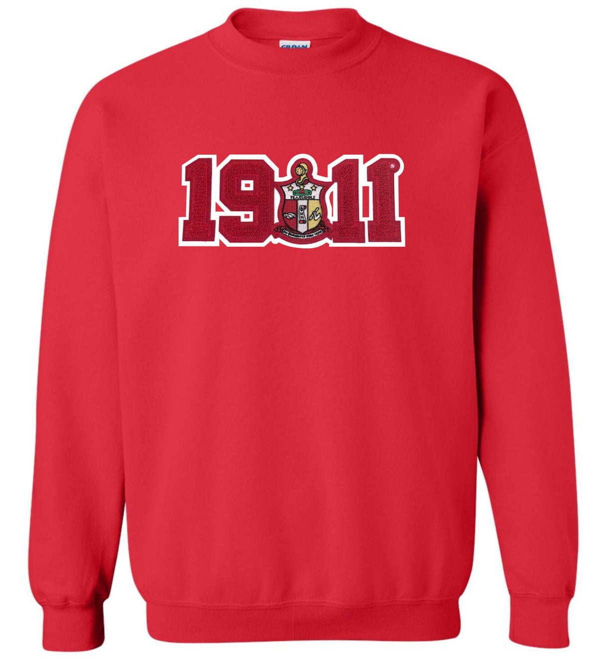 Kappa Chenille Crest/Date Crewneck