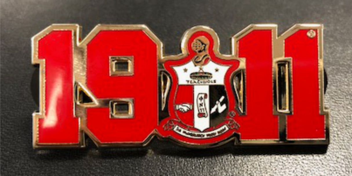 Kappa Crest Year Pin