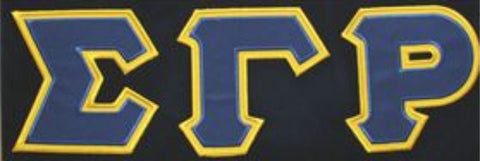 SGRho 4" Tackle Twill Letters