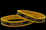 Mason Two Toned Silicone Wristband