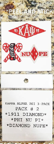 Kappa Embroidered Symbols Stick-On