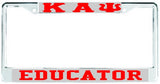 Kappa Educator Silver/Red