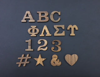 Greek Fraternity Sorority Wood Letters