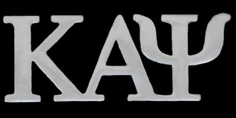 Kappa Silver Greek Letter Lapel Pins