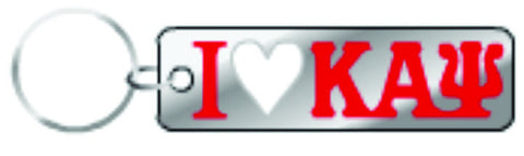Kappa Mirror Heart Keychain