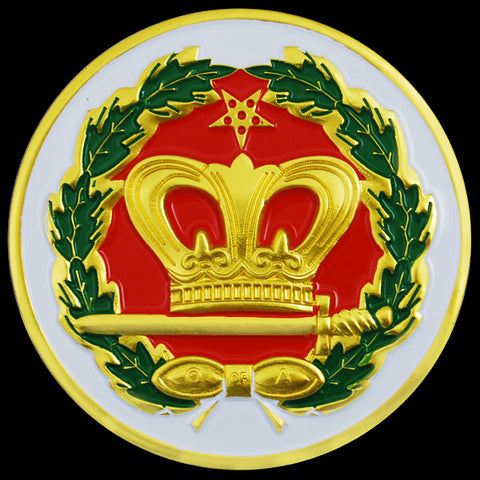 Amaranth Round Auto Emblem