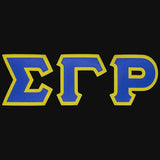 SGRho Satin Twill Letters