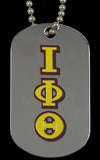 Iota Silver Double Sided Dog Tag