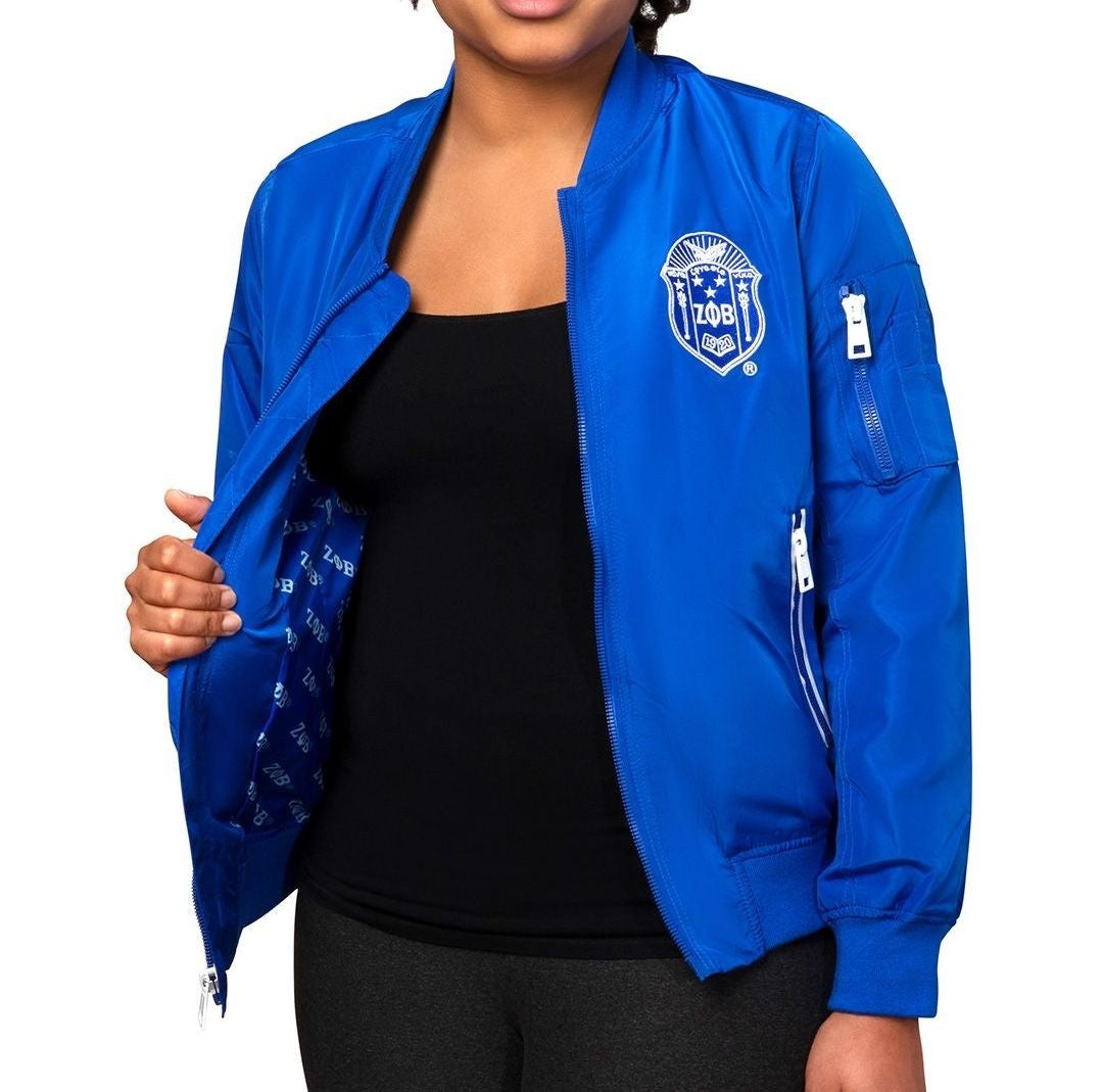 Zeta Elite Satin Bomber